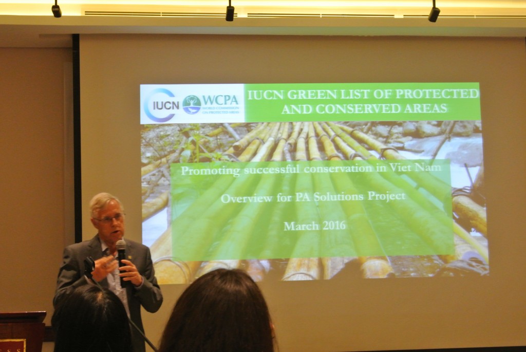 グリーンリストの仕組み作りの当初から関わっている、IUCN保護地域委員会のマーク氏